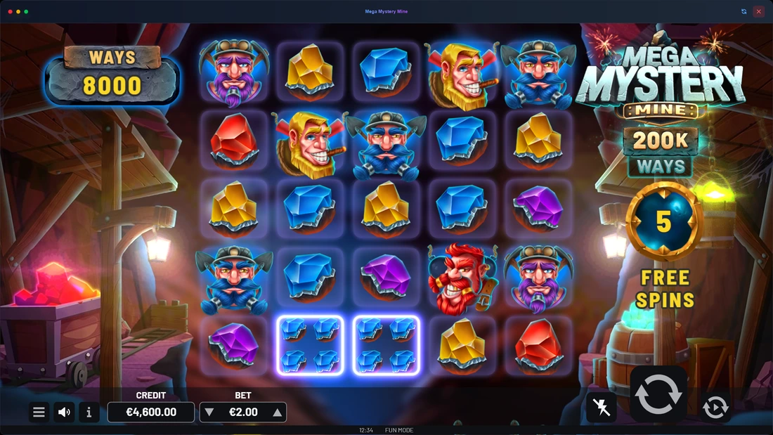 Mega Mystery Mine Super Bonus